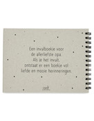 Superleuk invulboekje voor de liefste opa Superleuk invulboekje voor de liefste opa