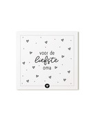 Minikaartje Voor de liefste oma