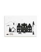 Poster A4  Kerst landschap