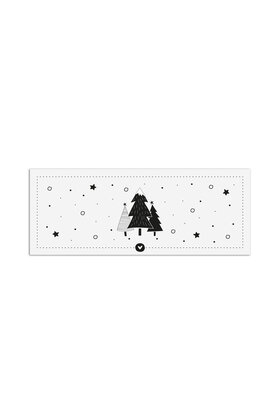 Kerst cadeaukaartje kerstbomen