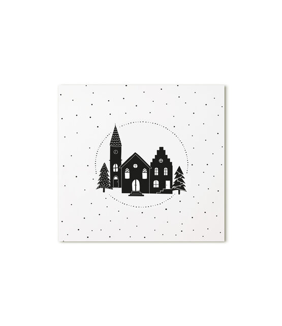 Minikaartje wit kerkje Minikaartje wit kerkje