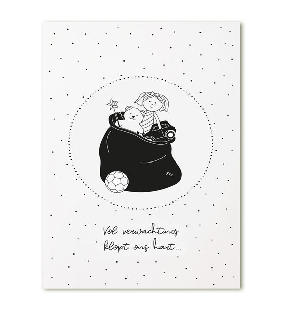 Kaartje Vol verwachting klopt ons hart