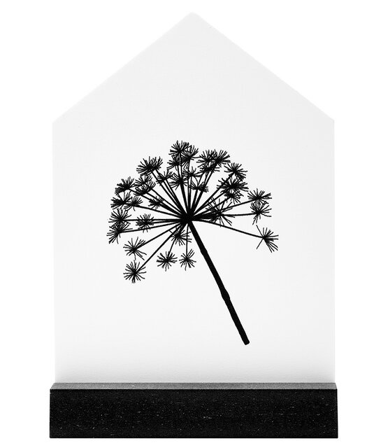 Huisje met berenklauw - 11cm