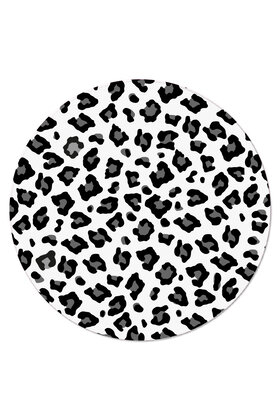 Muurcirkel (binnen) met panterpatroon - 40cm