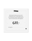 Cadeaubon of cadeaukaart twv €20 Cadeaubon of cadeaukaart twv €20
