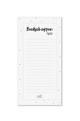 Notitieblok 'Boodschappen lijstje'