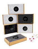 Kaarthouder met vaasje en tekst Lach