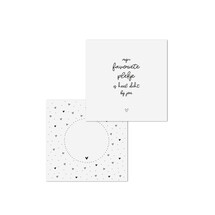 Wenskaart met tekst 'Mijn favoriete plekje is heel dicht bij jou' - met bedrukte envelop