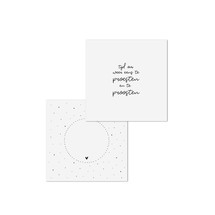 Wenskaart met tekst 'Tijd om weer eens te proesten en te proosten' - met bedrukte envelop