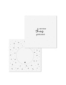 Wenskaart met tekst 'Een nieuw thuis gefeliciteerd' met bedrukte envelop Wenskaart met tekst 'Een nieuw thuis gefeliciteerd' met bedrukte envelop