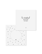 Wenskaart met tekst 'Hé leukerd...'  - met bedrukte envelop Wenskaart met tekst 'Hé leukerd...'  - met bedrukte envelop