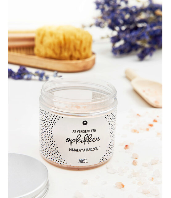 Badzout 'Jij verdient een opkikker'