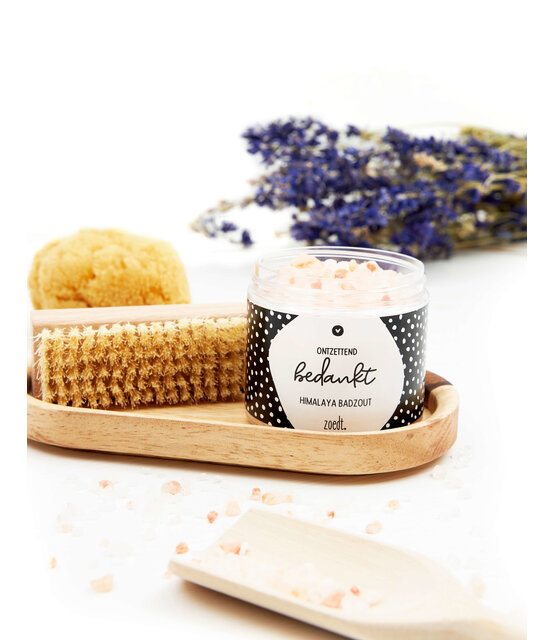 Badzout cadeau 'Ontzettend bedankt'