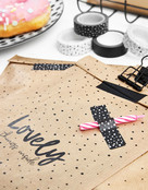 Cadeauzakjes set van 4 met verschillende prints 15x22 cm Cadeauzakjes set van 4 met verschillende prints 15x22 cm