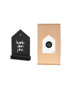 Cadeaupakket Een kleinigheidje voor jou: Houten huisje met tekst Kook van jou in cadeauverpakking Cadeaupakket Een kleinigheidje voor jou: Houten huisje met tekst Kook van jou in cadeauverpakking