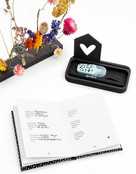 Wachtwoorden boekje zwart wit dots | A6 formaat