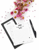 Notitieblok 'Brieffie voor mijn lieffie' |145x145mm