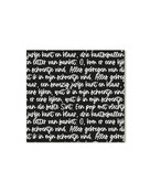 Minikaartje zwart 'O, kom er eens kijken...' Minikaartje zwart 'O, kom er eens kijken...'