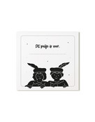 Minikaartje pietjes 'Dit pakje is voor...'