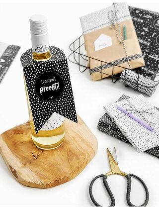 Fleshanger met tekst 'Zomaar, proost!