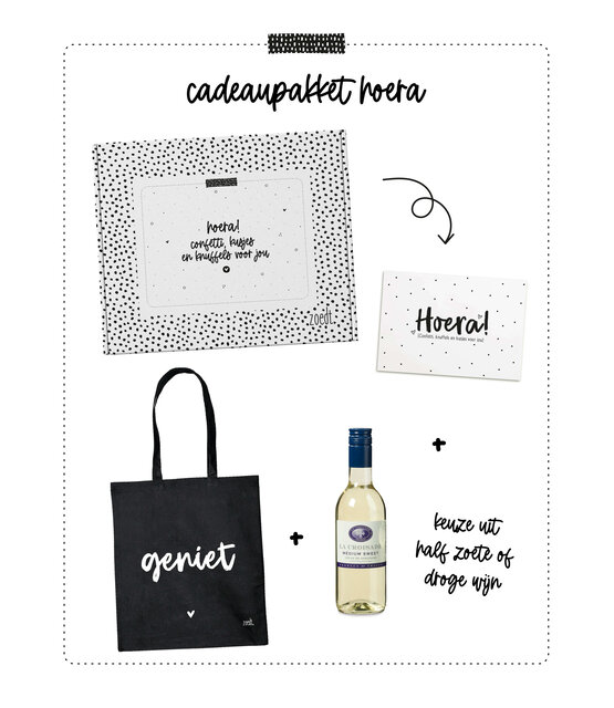 Cadeaupakket 'Hoera!' Cadeaupakket 'Hoera!'