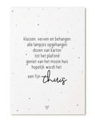 Kaart gedichtje verhuizen