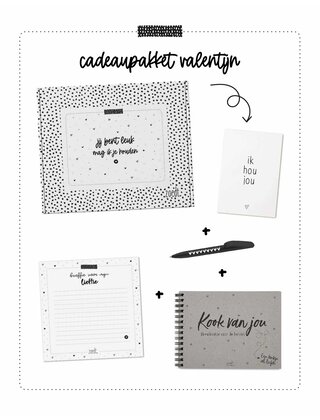 Cadeaupakket Valentijn 'Jij bent leuk...'