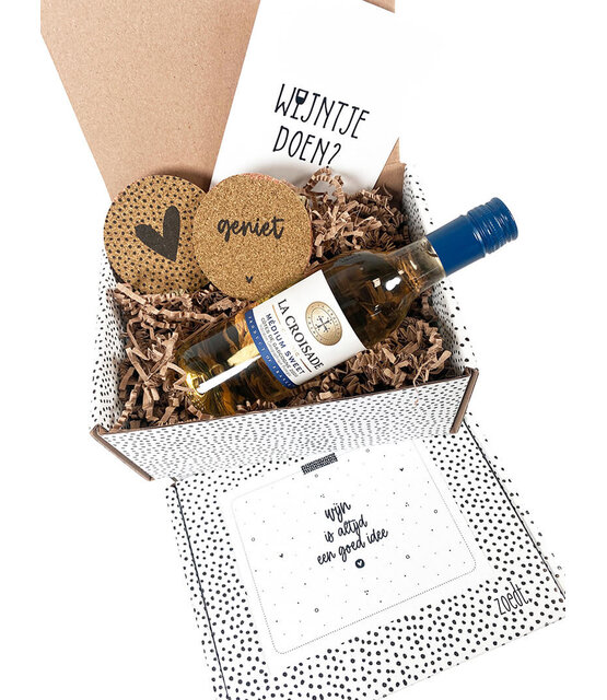 Cadeaupakket 'Wijntje doen?'