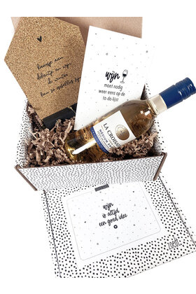 Cadeaupakket 'Wijn is altijd een goed idee'