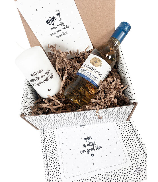 Cadeaupakket 'Wijn moet nodig op de to-do-lijst'