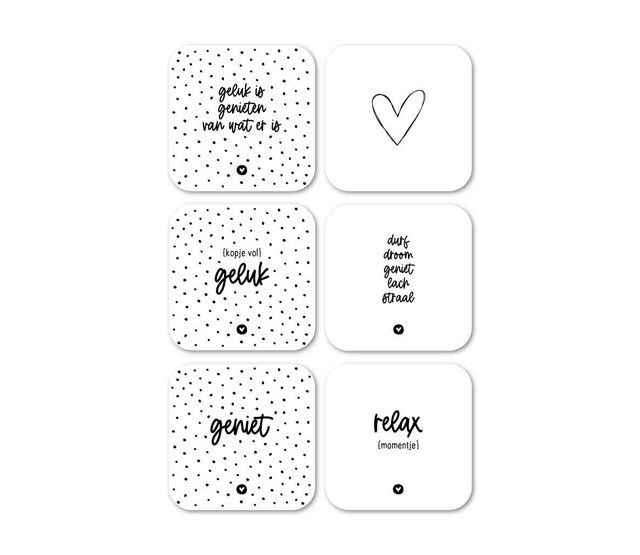 Ik heb nog 1 zenuw.... | Grappige onderzetters zwart | Crea Jo Cadeau Shop
