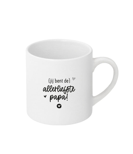 Witte mok met tekst - 'Jij bent de allerliefste papa!' Witte mok met tekst - 'Jij bent de allerliefste papa!'