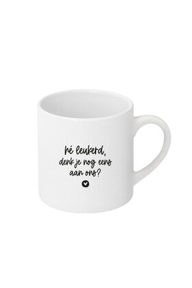 Mok - 'Hé leukerd, denk je nog eens aan ons?'