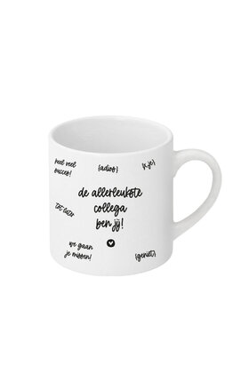 Mok - met tekst 'De allerleukste collega ben jij!'