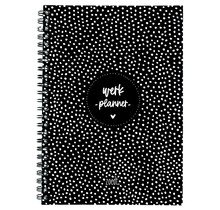 Planner things to do - zwart wit met dots patroon in A5 formaat