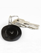 Sleutelhanger zwart hartje