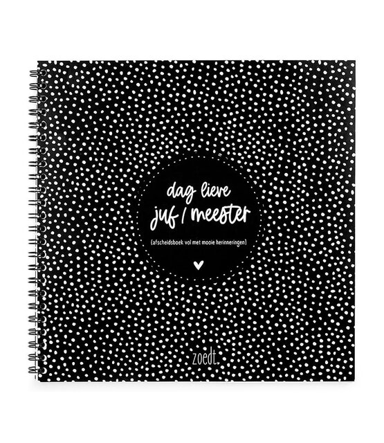 Dag lieve juf/meester - afscheidsboek vol met mooie herinneringen  - LICHT BESCHADIGD