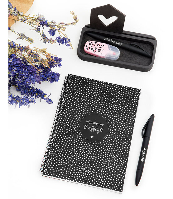 Mijn nieuwe leefstijl boekje | eet, beweeg en afvaldagboekje - LICHT BESCHADIGD