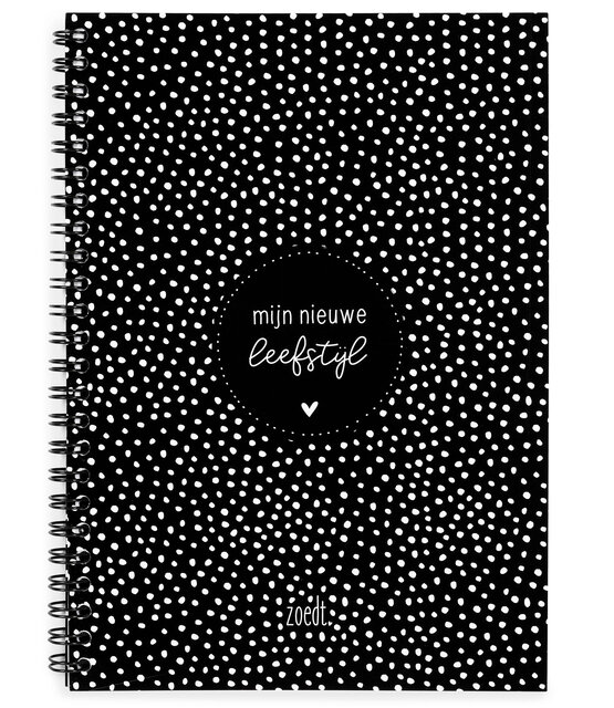 Mijn nieuwe leefstijl boekje | eet, beweeg en afvaldagboekje - LICHT BESCHADIGD