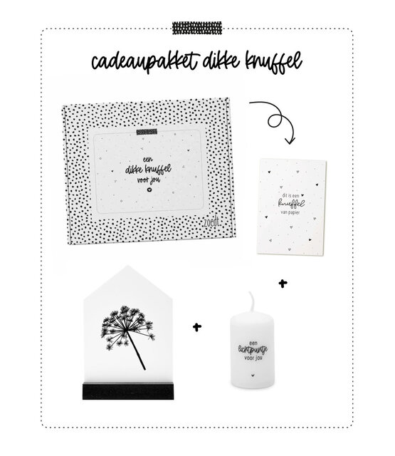 Cadeaupakket  'Een dikke knuffel voor jou'