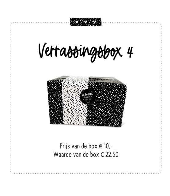 Verrassingsbox thema cadeautjes