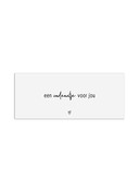 Minikaartje met tekst - Een cadeautje voor jou