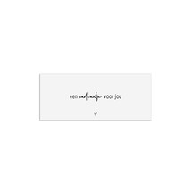 Cadeaukaartje met tekst - Een cadeautje voor jou