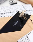 Minikaartje met tekst - Ik lief jou