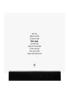 Forex tegeltje -  wit met gedicht 'Lieve papa je bent een steun en toeverlaat...' Forex tegeltje -  wit met gedicht 'Lieve papa je bent een steun en toeverlaat...'