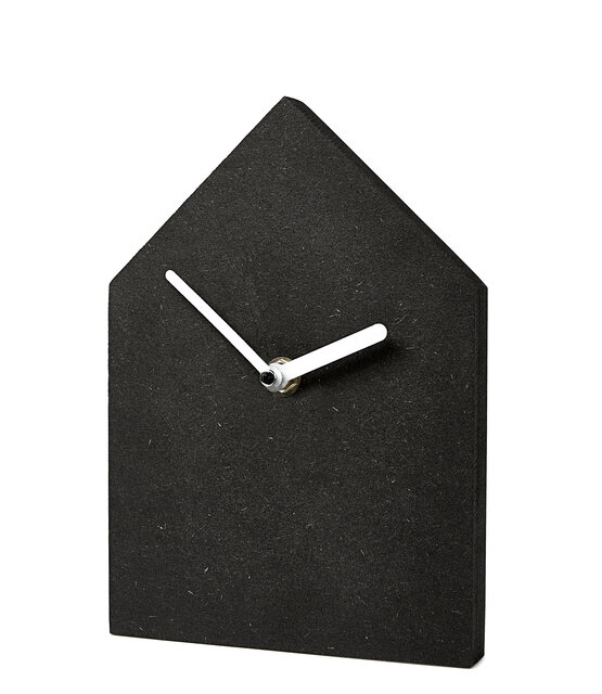 Klok zwart huisje