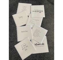 Magazijn sale - set van 6 wenskaarten met envelop - assorti