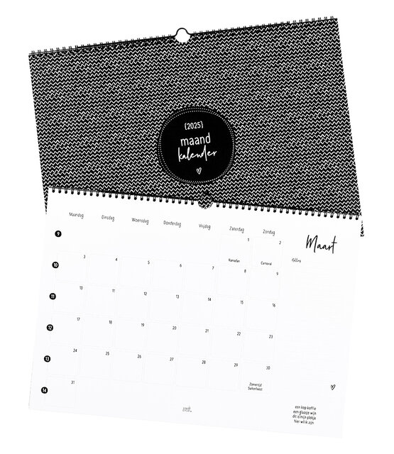 Maandkalender 2025 | A3 formaat Maandkalender 2025 | A3 formaat