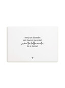 Kaart met gedicht 'Jij bent de liefste vriendin die er bestaat'
