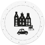 Muurcirkel kerst kersttafereeltje